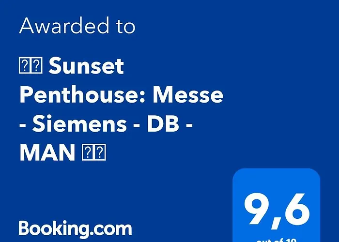 公寓 ⸨⸩ Sunset Penthouse: Messe - Siemens - Db - Man ⸨⸩